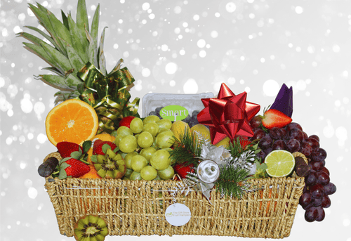 Happy Holidays Fruit Basket -Free delivery Perth