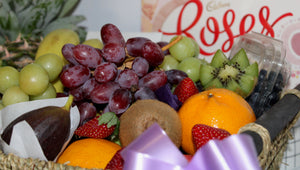 Fruit & Roses Fresh Fruit Hamper  Free Delivery Perth