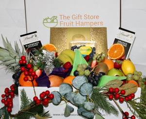 Fruit and Chocolate Christmas Hamper -Free delivery Perth