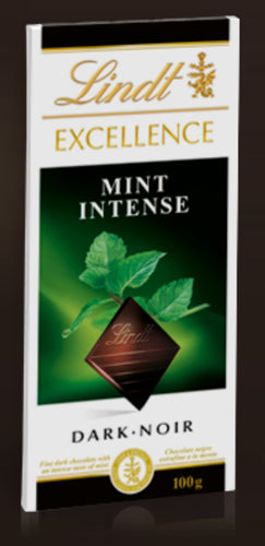 Lindt Excellence Mint Intense Dark Chocolate