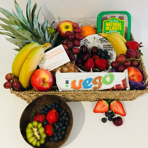 Deluxe Vegan Treats Fruit Basket