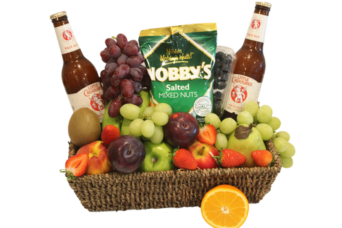 Fruit, Beer & Nuts Gift Basket Free Delivery Perth